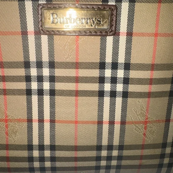 Burberrys vintage XL clutch/writslet EUC - Picture 3 of 5